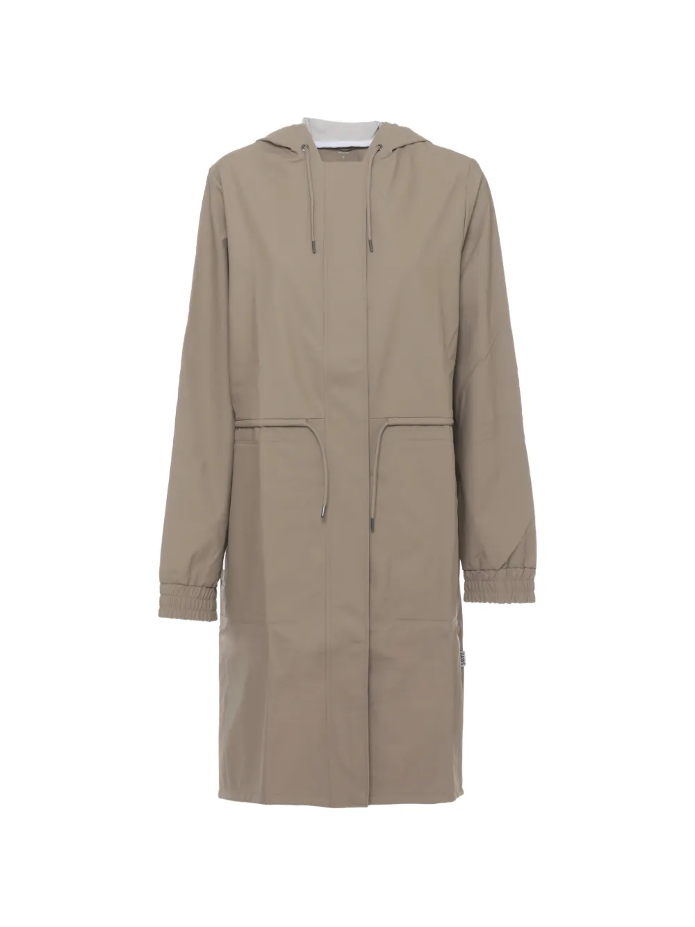 Rains hooded string parka - Toni neutri