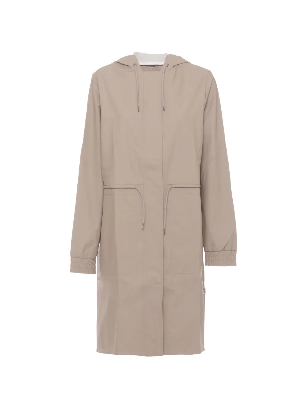 Rains hooded string parka - Toni neutri