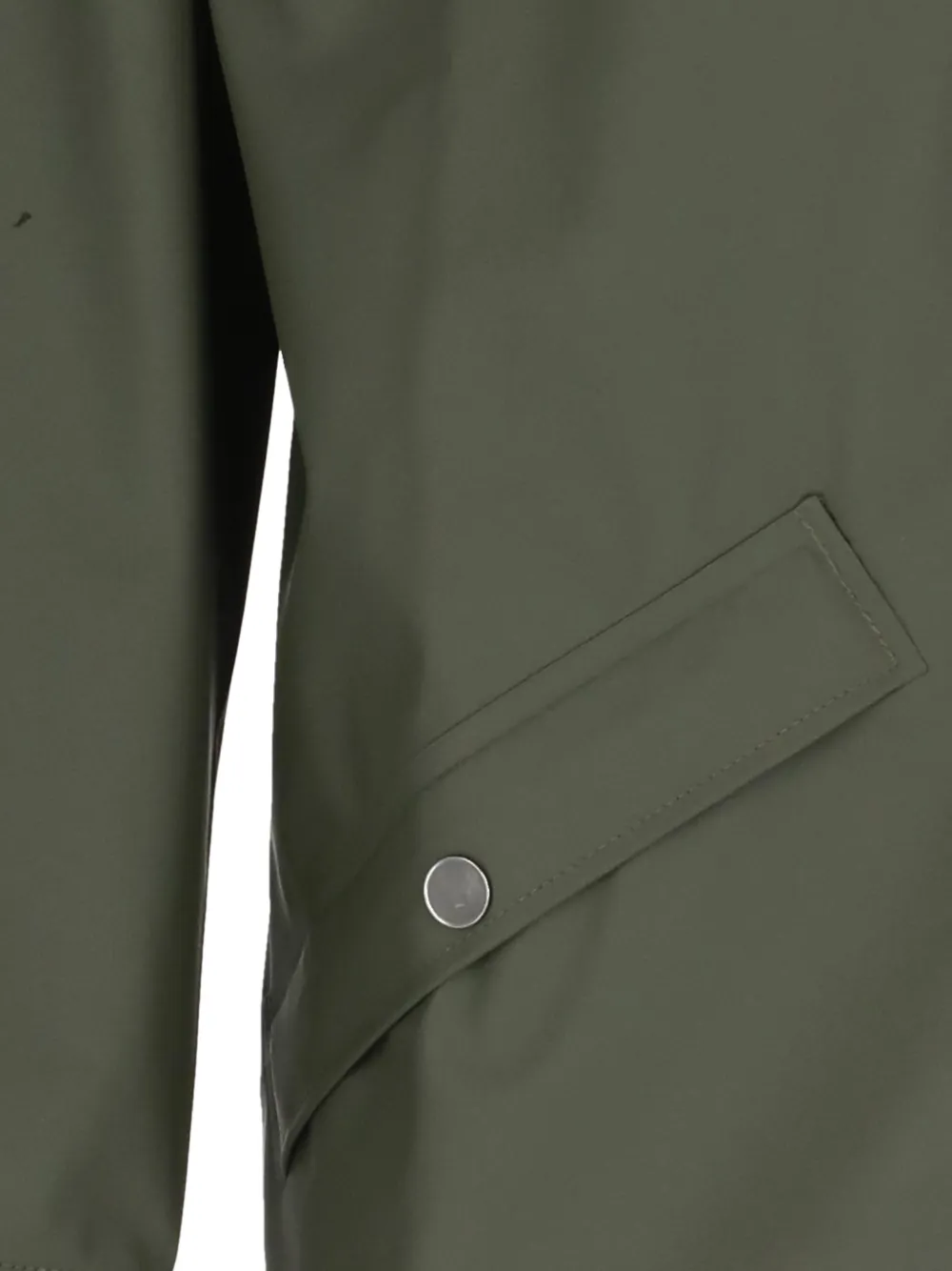  Rains Flap-pocket Hooded Jacket - Green 
