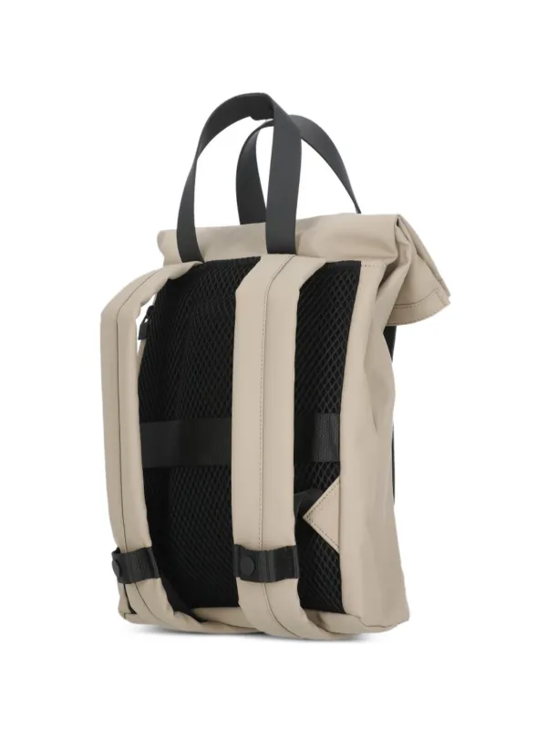 rains backpack beige 2 Way Tote Polyester Bag R12940-133 Silhouette is characterized by its squared shape and flap with magnet snap fastenings.This clean and ever contemporary rucksack features an internal laptop pocket Rains Backpack Tonal Taupe -