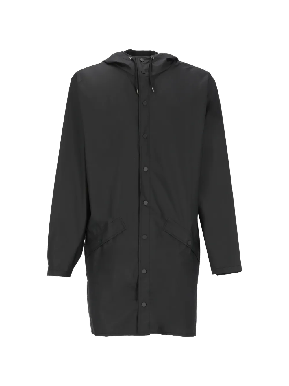 Rains drawstring hooded raincoat - Nero