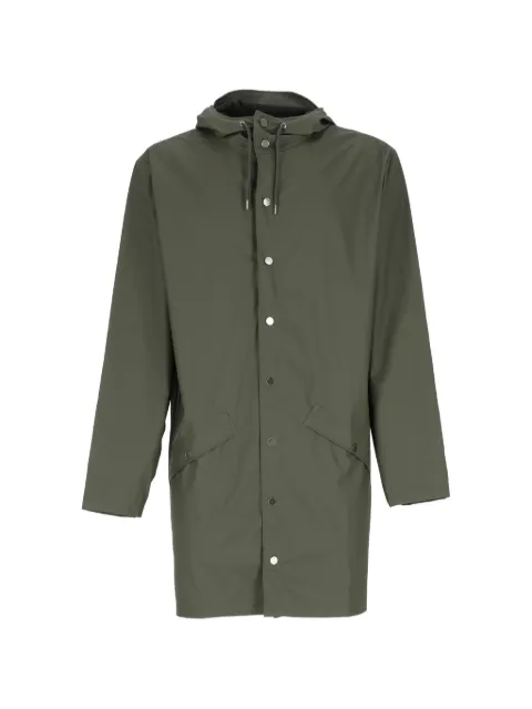 Rains drawstring hooded raincoat