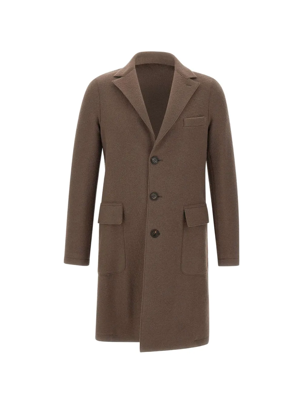 Eleventy button flap-pocket coat - Marrone