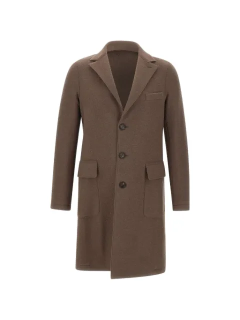 Eleventy button flap-pocket coat