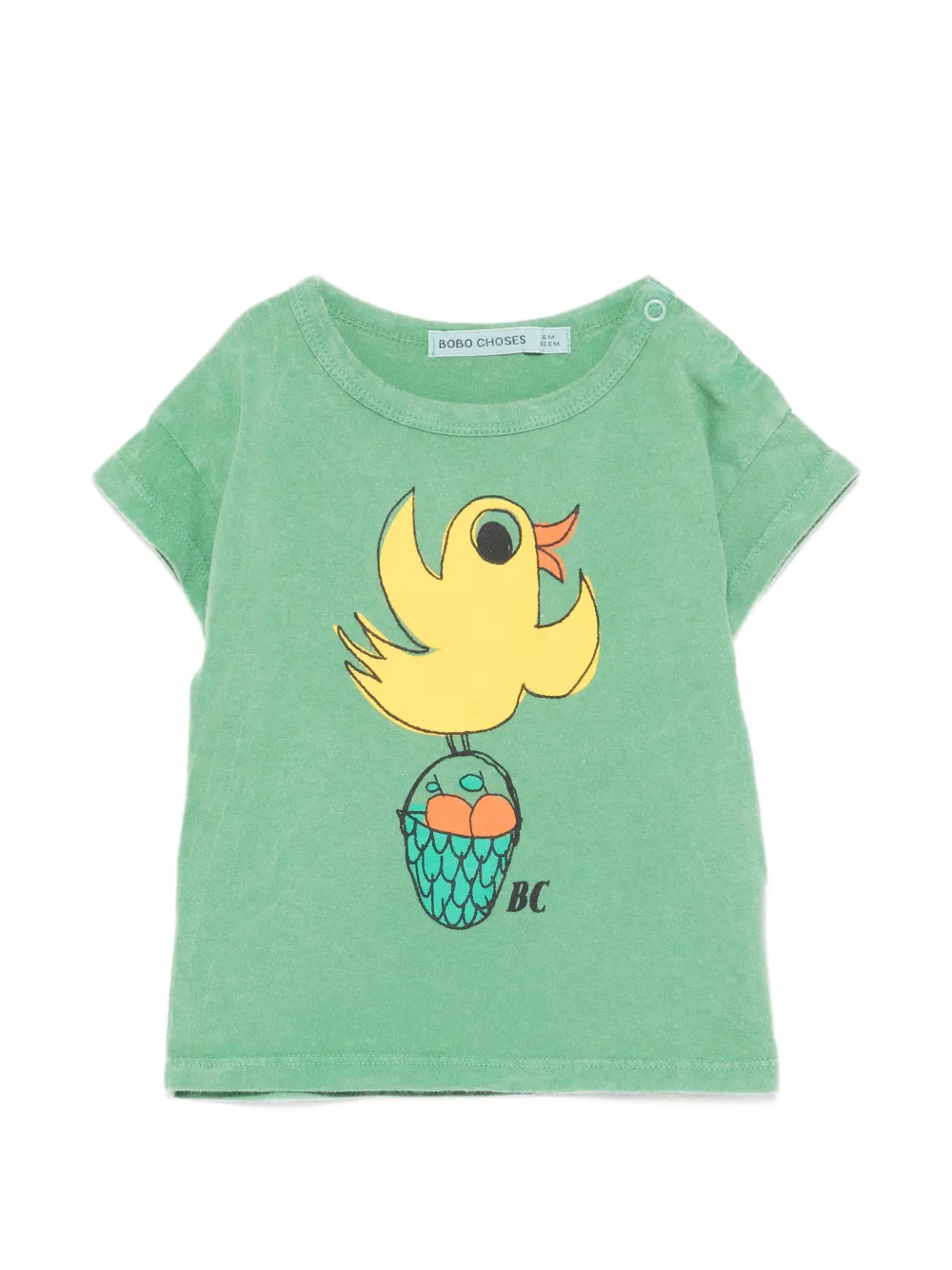 Bobo Choses Flying Oranges graphic T-shirt - Verde