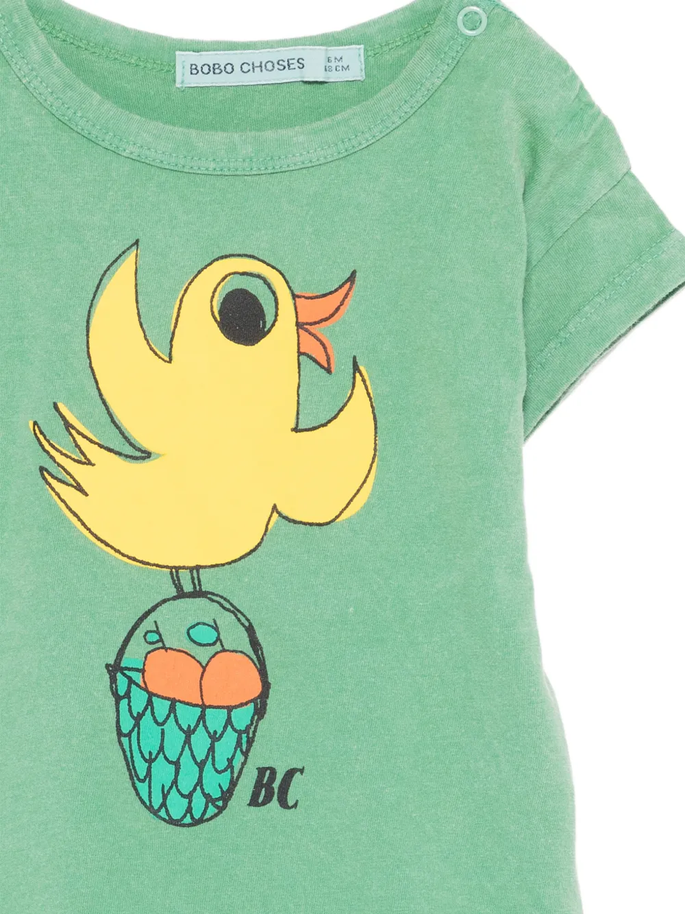  Bobo Choses Flying Oranges Graphic T-shirt - Green 