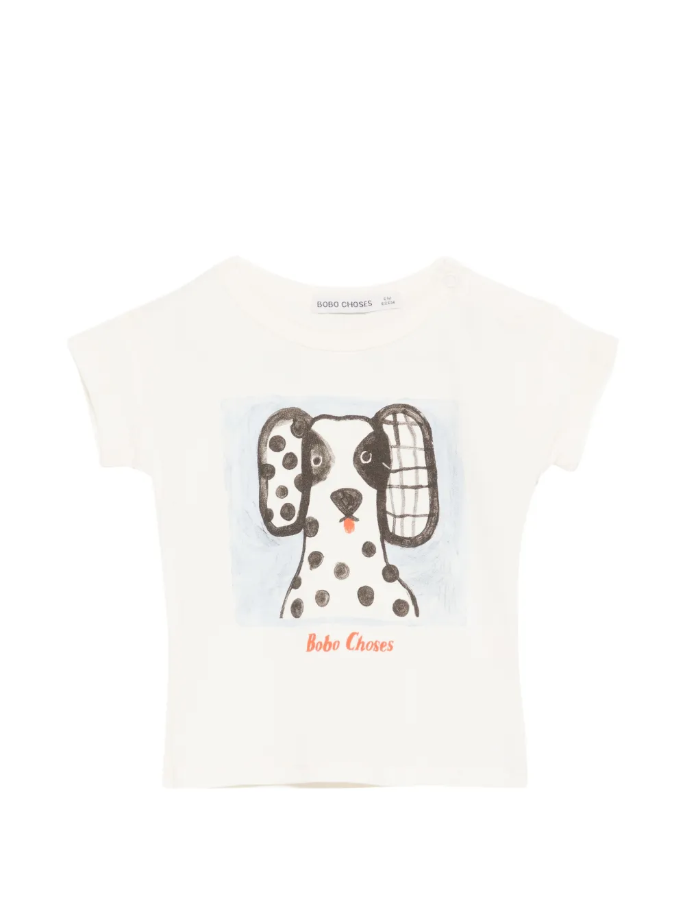 Bobo Choses Van Dog printed T-shirt - Bianco