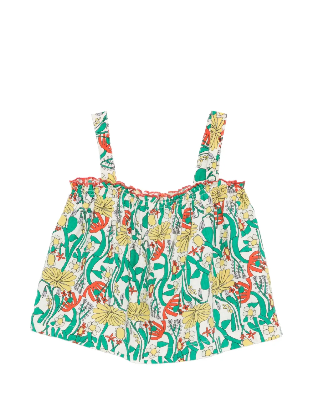 Bobo Choses floral-print blouse - Bianco