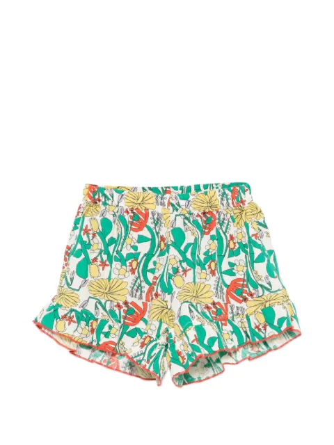 Bobo Choses floral ruffle shorts