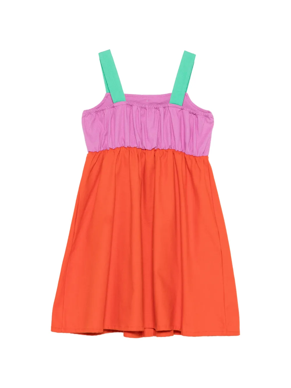  Bobo Choses Pixel Daisy-print Dress - Orange 