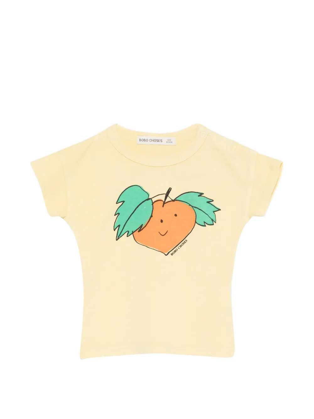 Bobo Choses Curious Turnip graphic-print T-shirt - Giallo