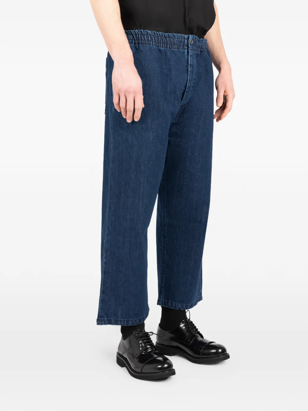 Société Anonyme Kobe jeans met elastische taille Blauw