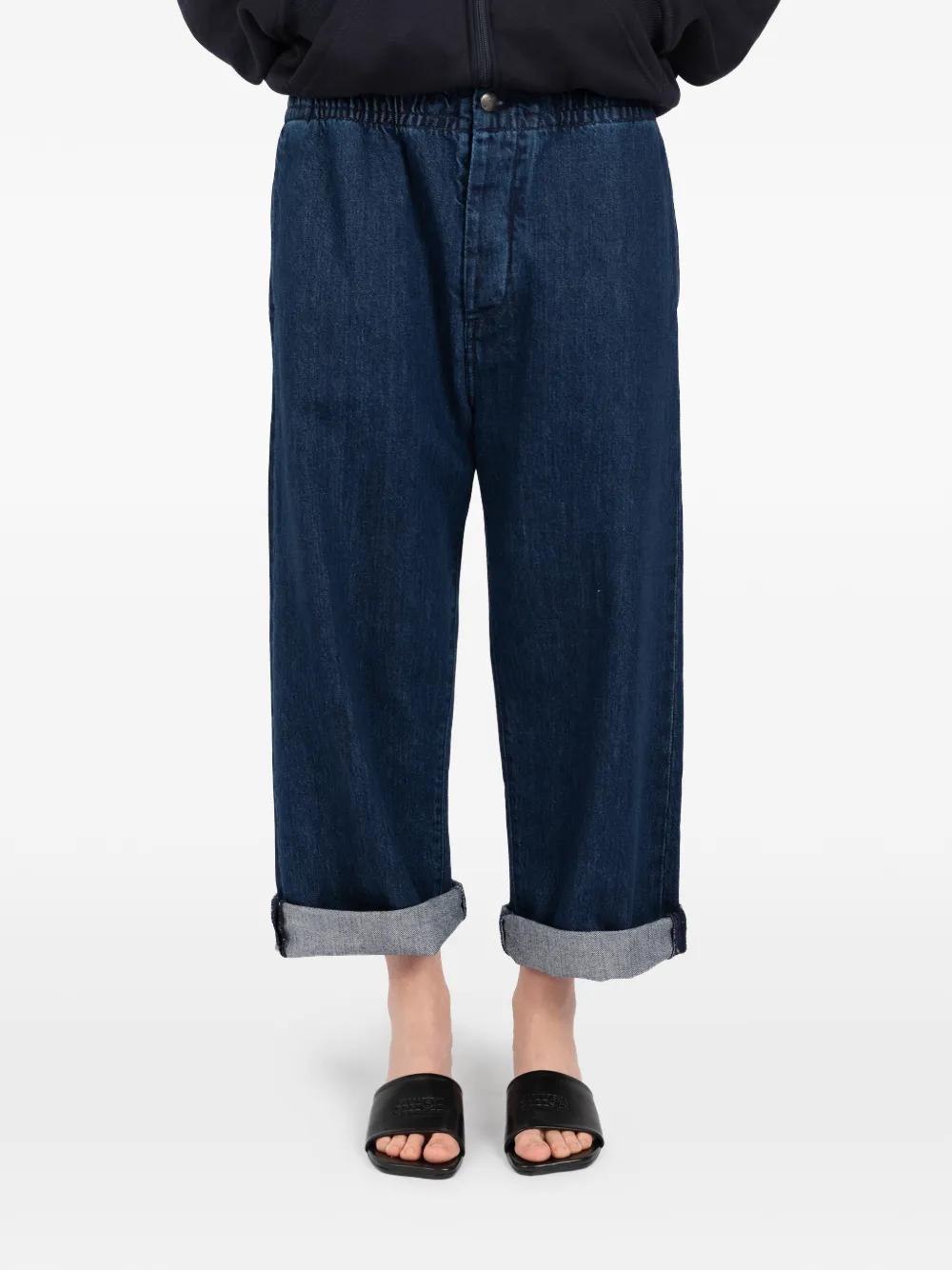 Société Anonyme Kobe jeans met elastische taille Blauw
