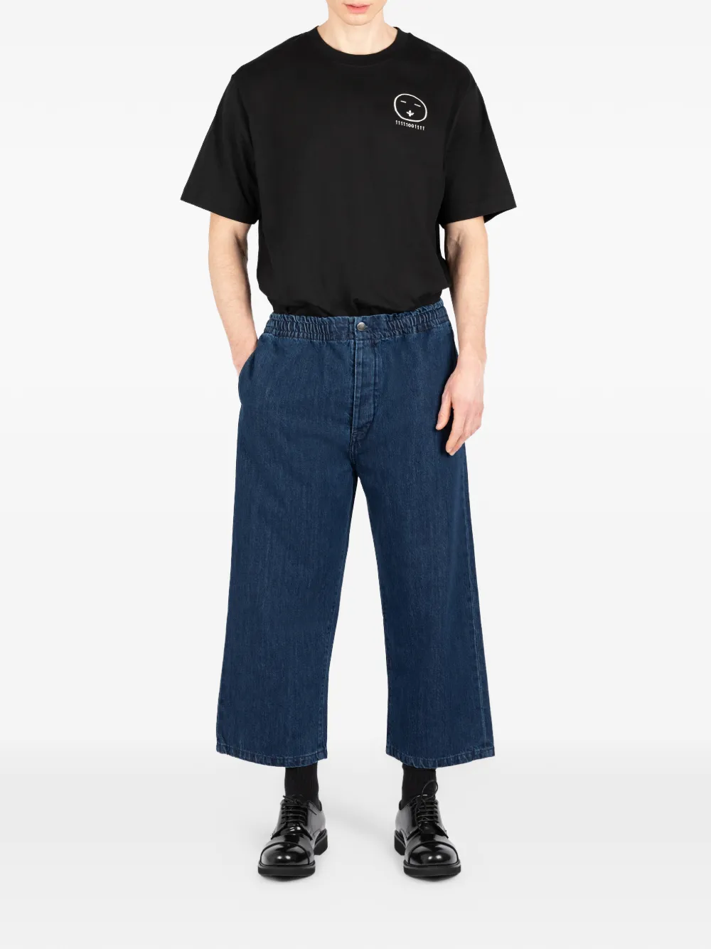 Société Anonyme Kobe jeans met elastische taille Blauw