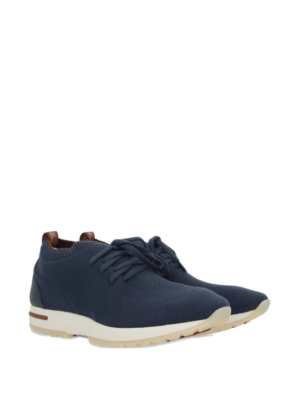 Loro Piana lace-up sneakers Blauw