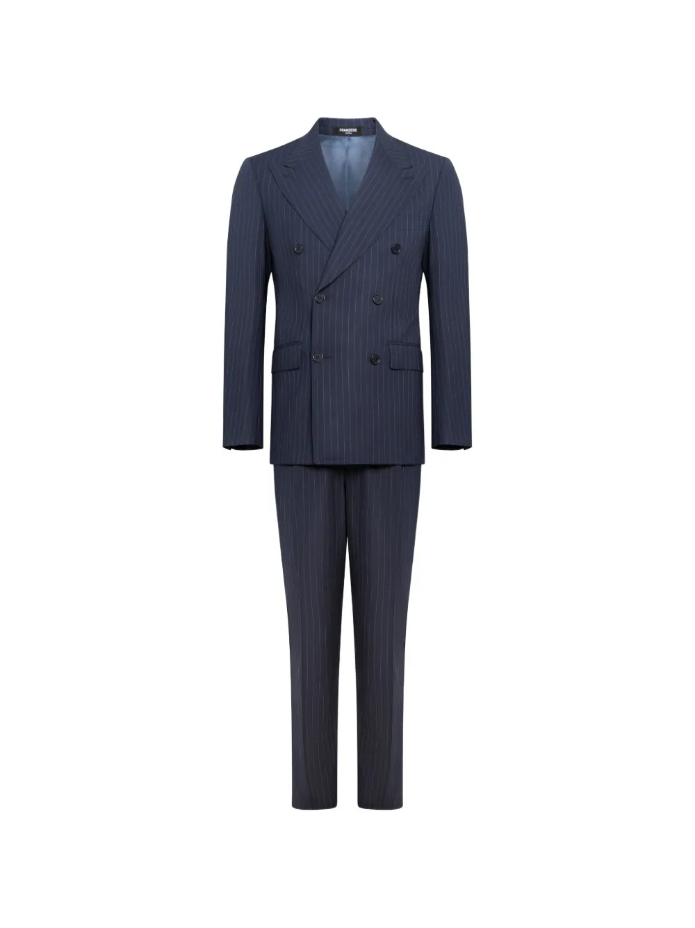 FRANZESE COLLECTION pinstripe double-breasted suit - Blu