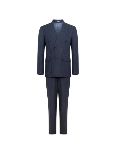 FRANZESE COLLECTION pinstripe double-breasted suit