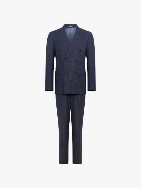 FRANZESE COLLECTION pinstripe double-breasted suit