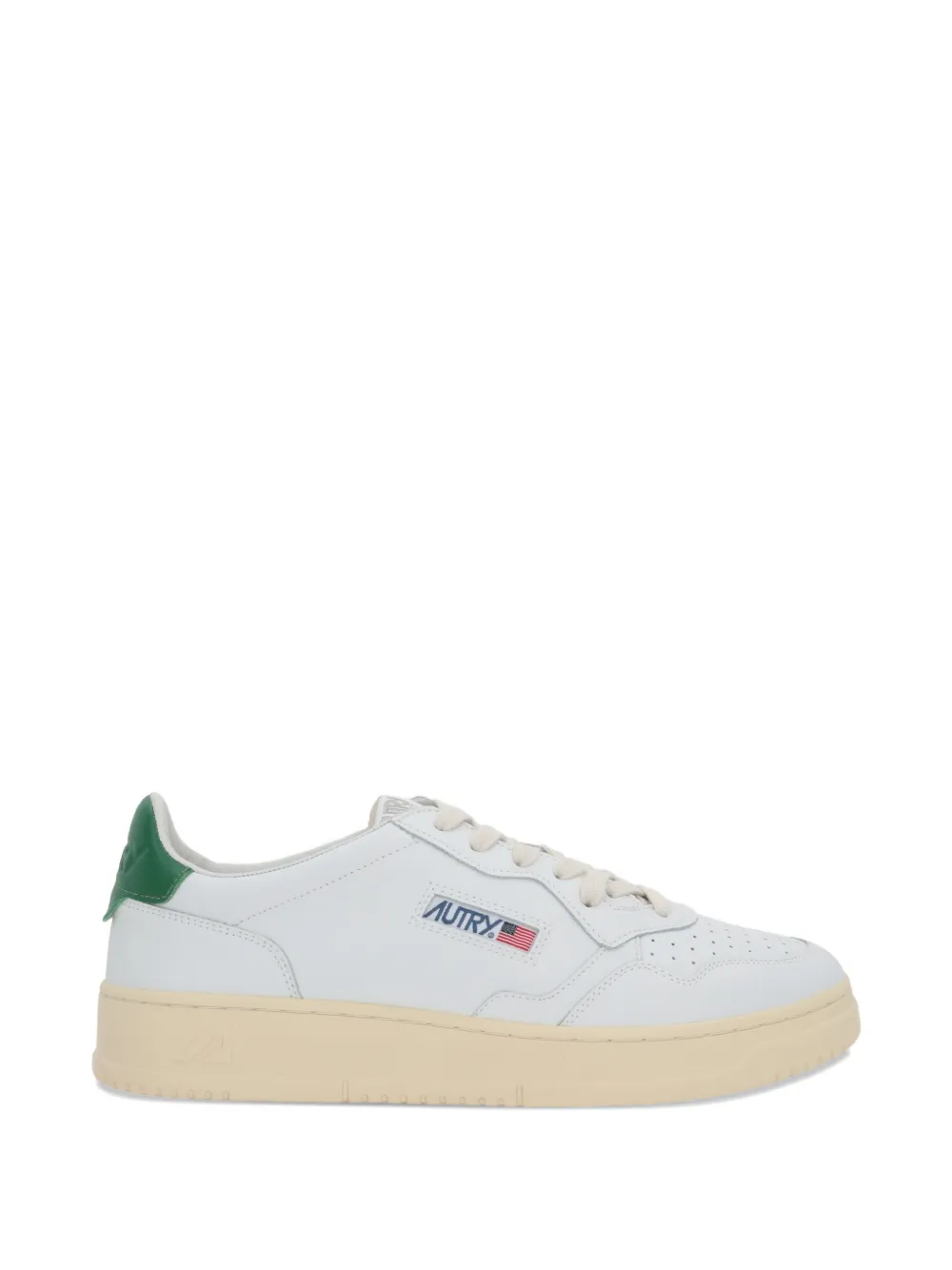 Autry - Perforated-Detail Sneakers - Calf Leather/Calf Leather/Rubber - 43 - Men's White