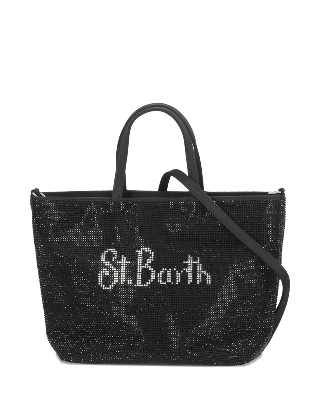 MC2 Saint Barth mini strass removable-strap tote bag - Nero