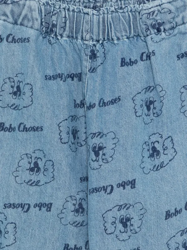 Bobo Choses Pickles The Dog プリント ジーンズ | ブルー | FARFETCH JP