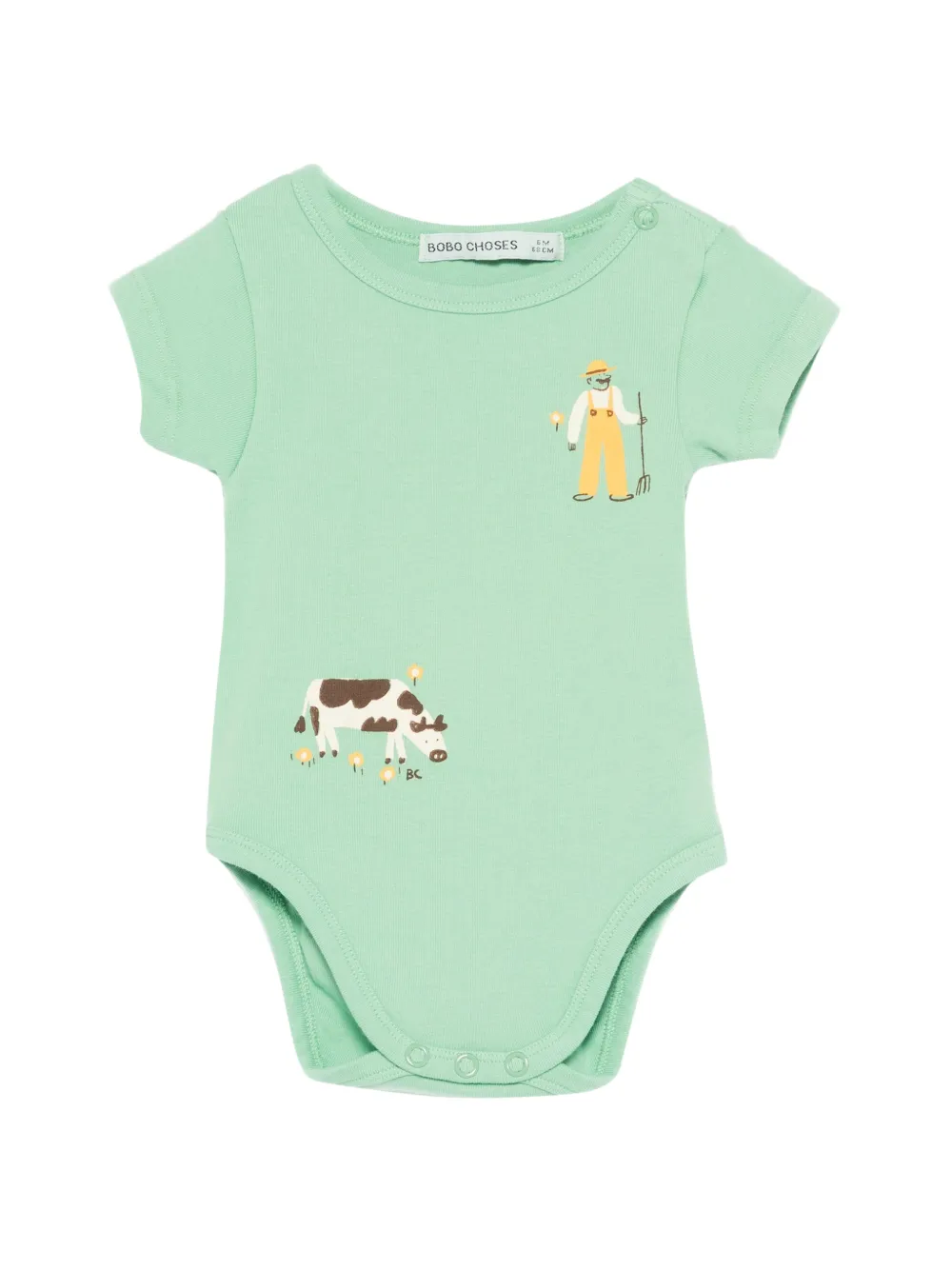 Bobo Choses Farm Adenture printed body - Verde