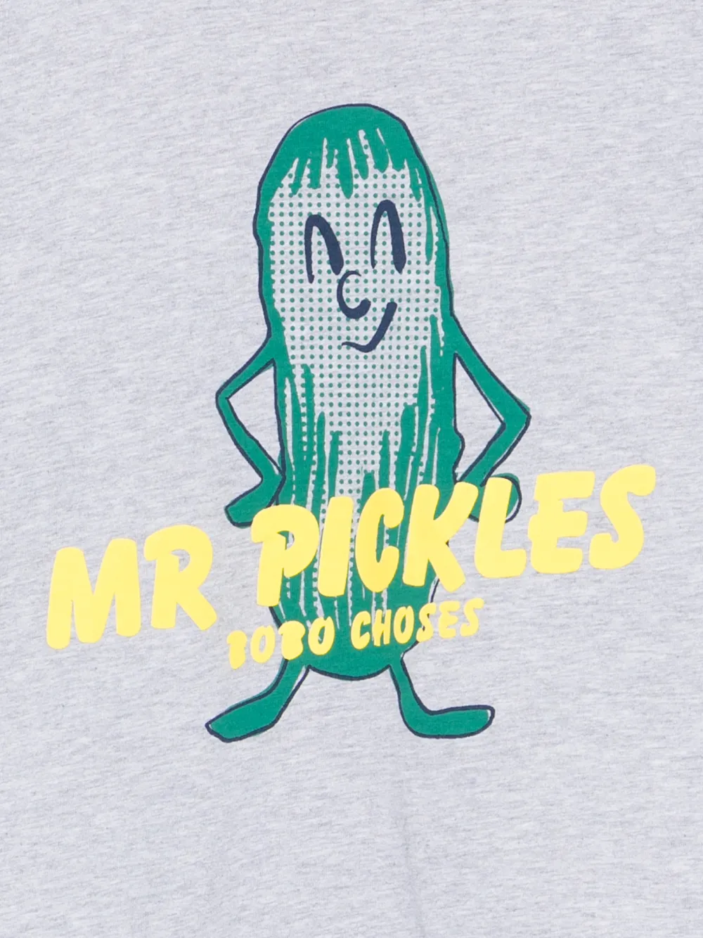 Bobo Choses Mr. Pickles T-shirt met print Grijs