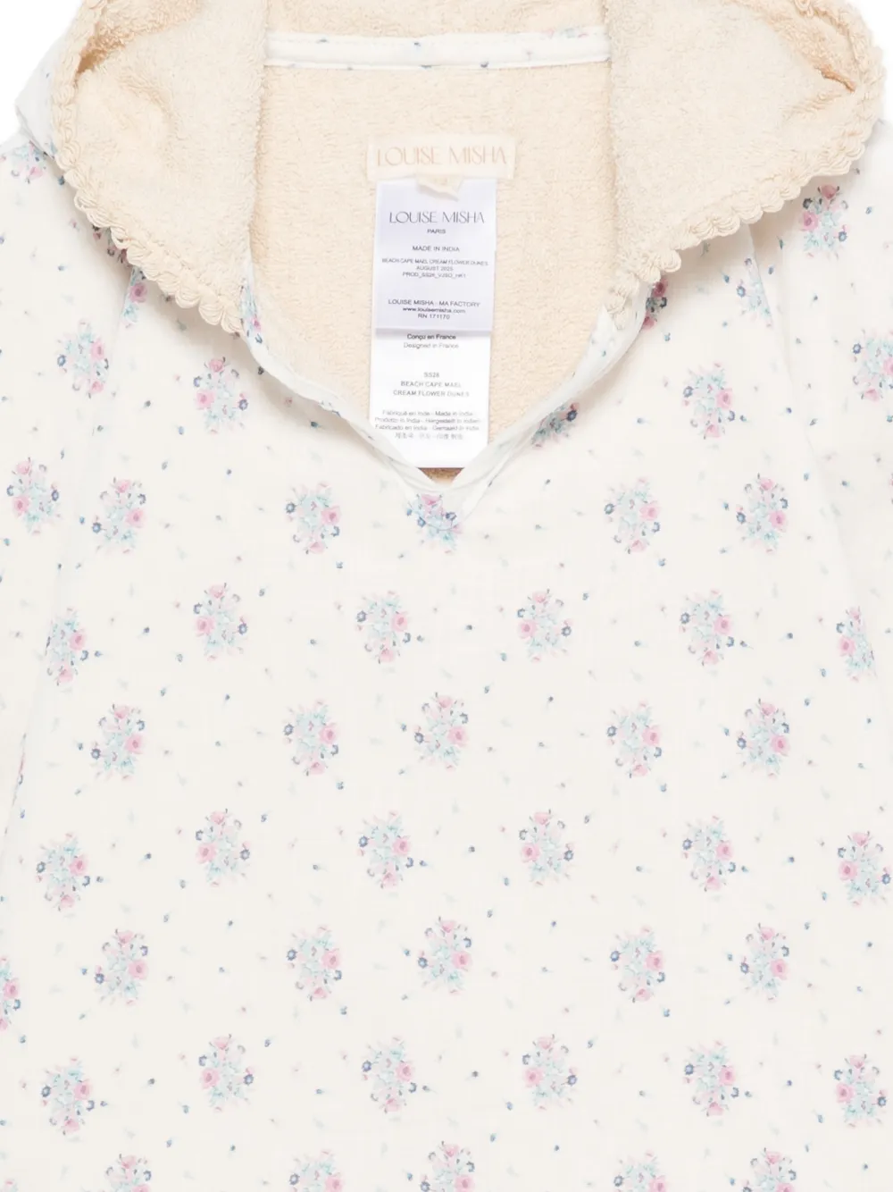 Mael Floral-Print Beach Cape
