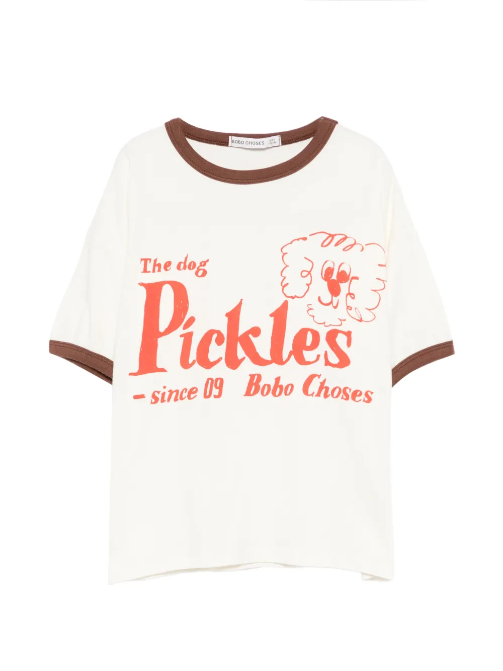 Bobo Choses Pickles the Dog graphic T-shirt - Toni neutri