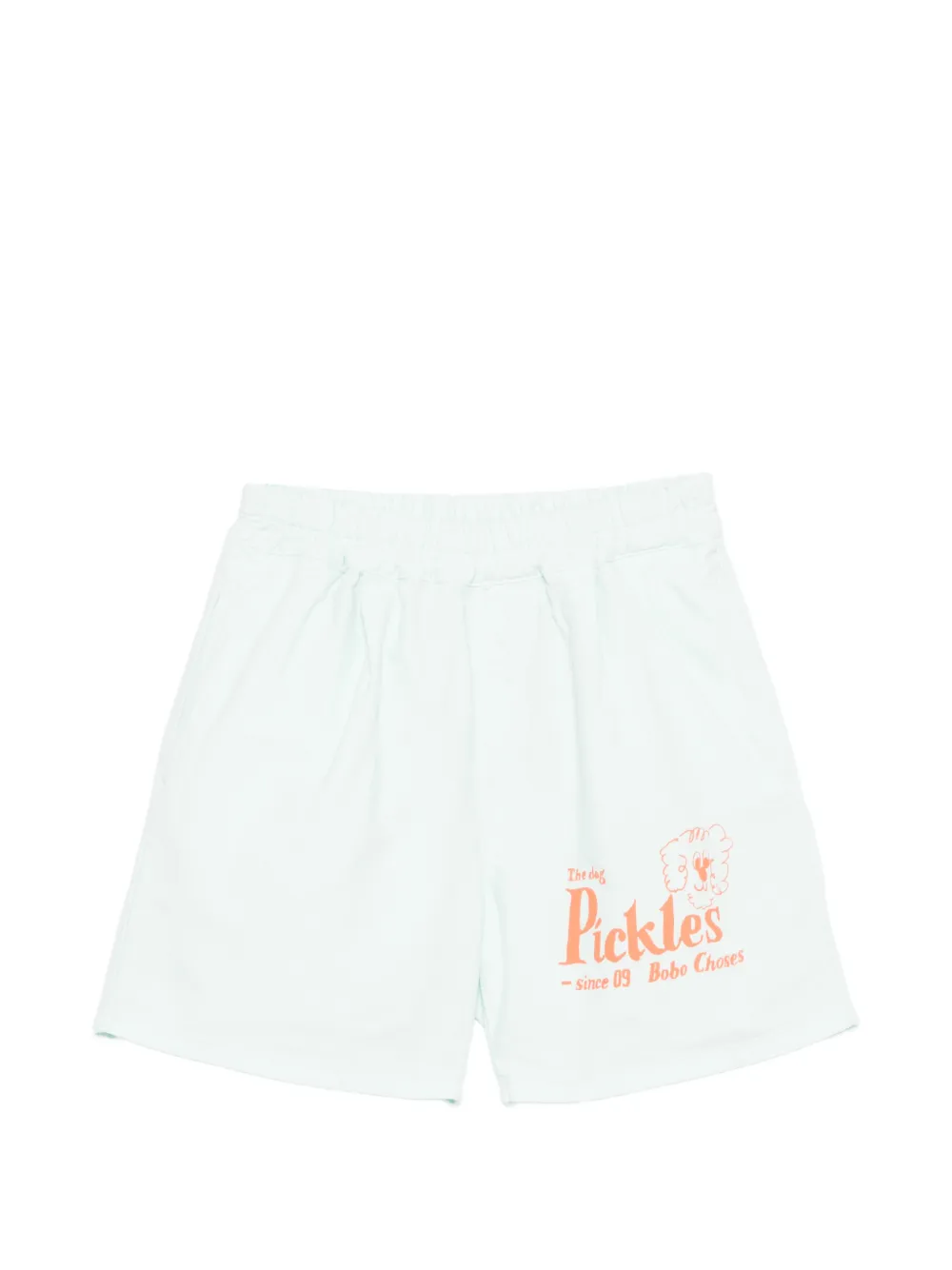 Bobo Choses graphic-print drawstring-fastening shorts - Blu