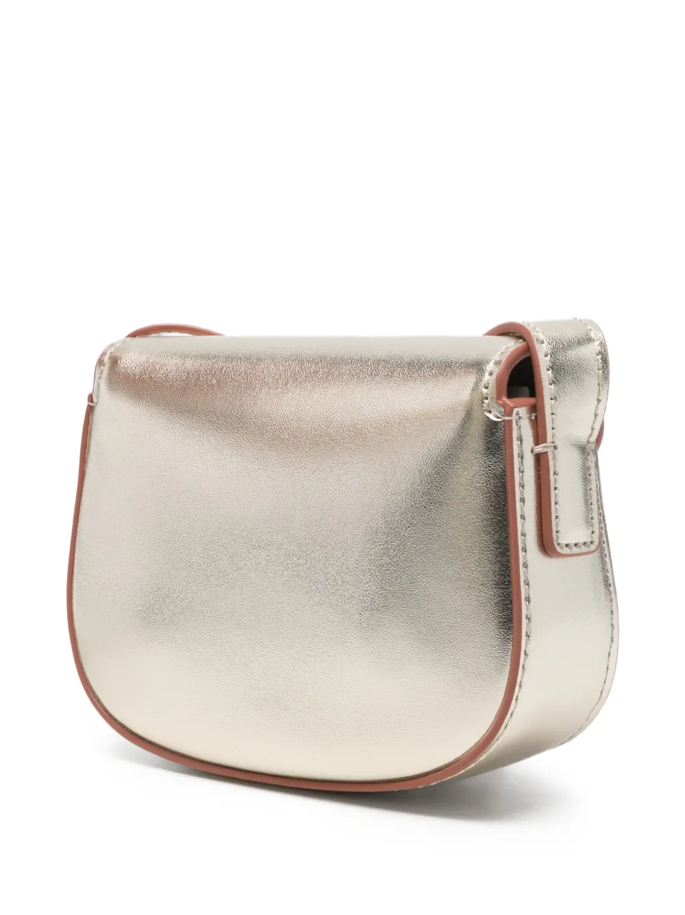 Emporio Armani Kids Schoudertas met bloemenpatch Goud