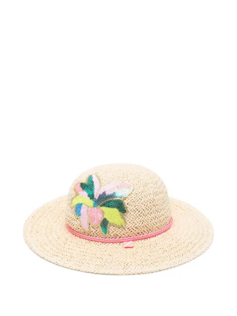 Billieblush sequin-embellished flower hat