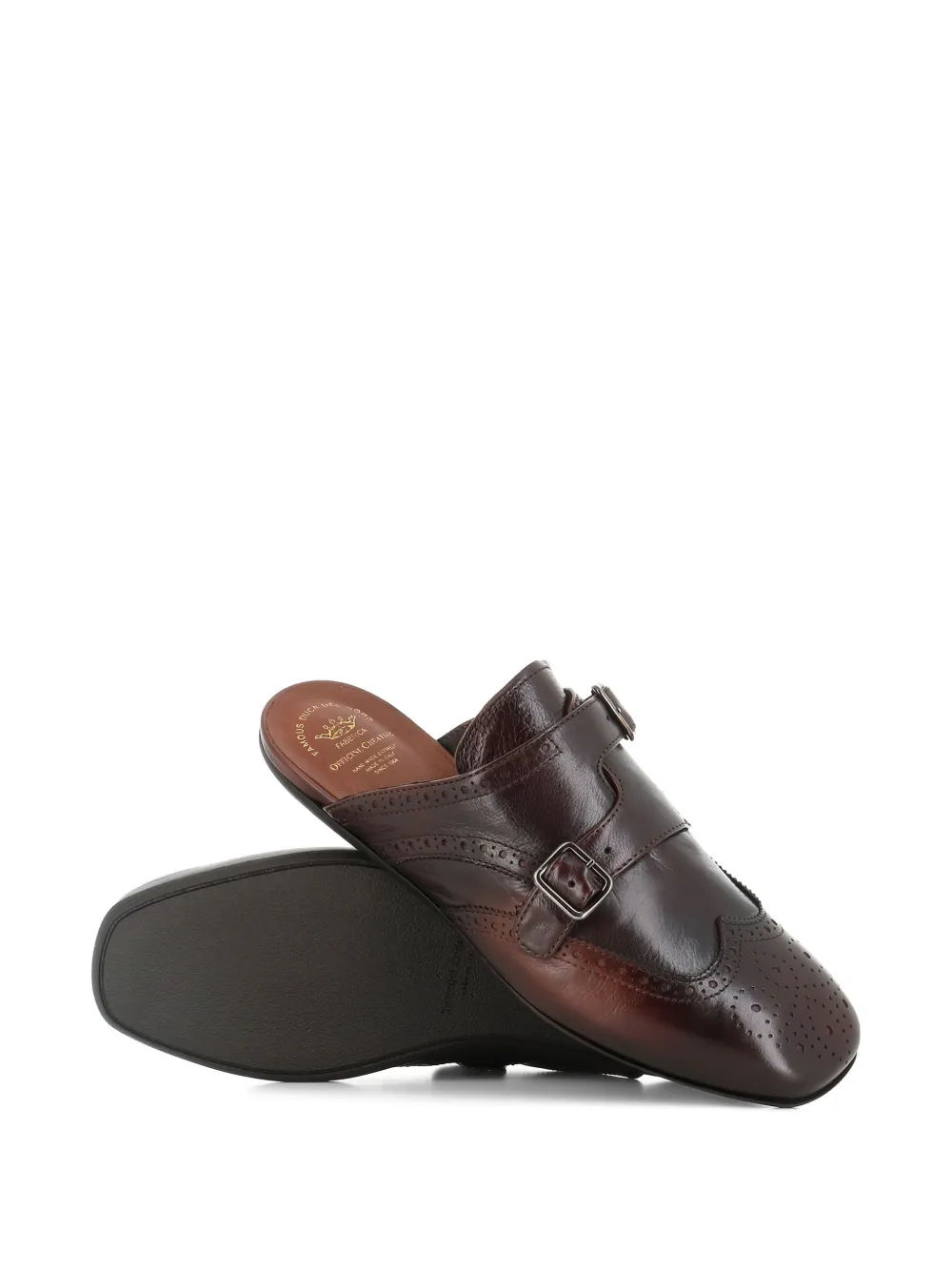 Officine Creative Leren muiltjes Bruin