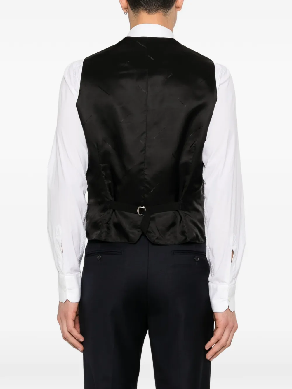 Tagliatore Gilet met knopen Zwart