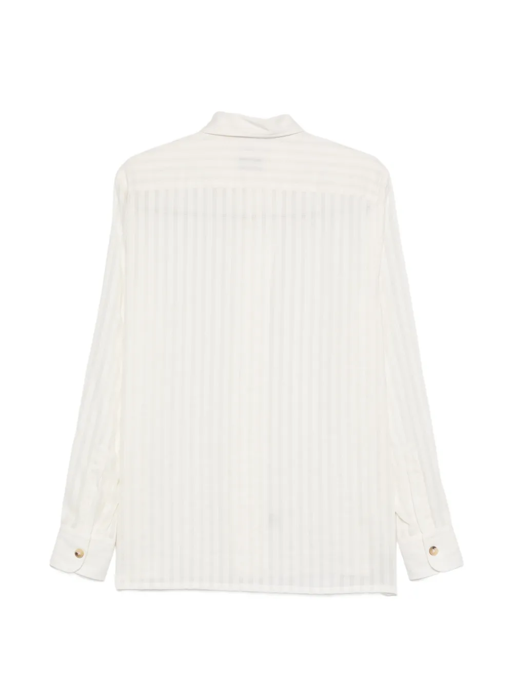  Alessandro Gherardi Striped Button Shirt - Neutrals 