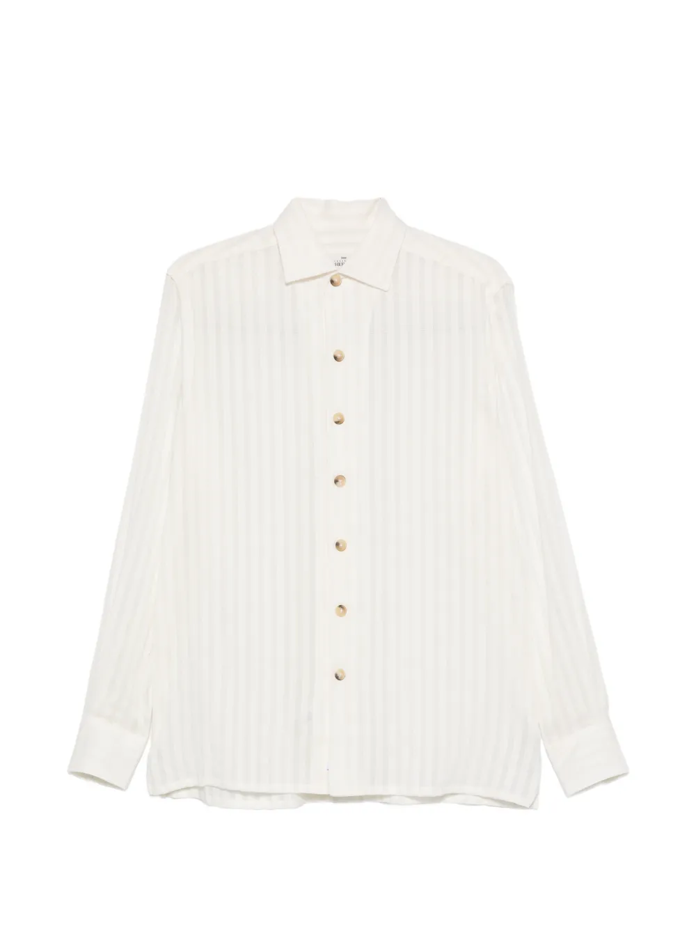 striped button shirt