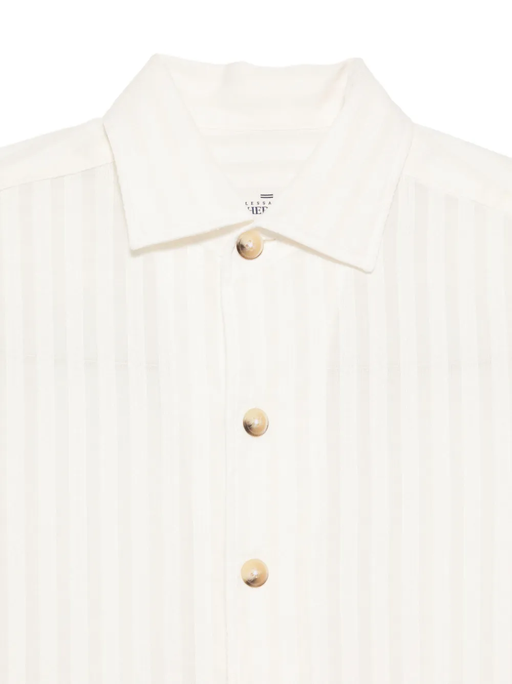 Alessandro Gherardi Striped Button Shirt - Neutrals 