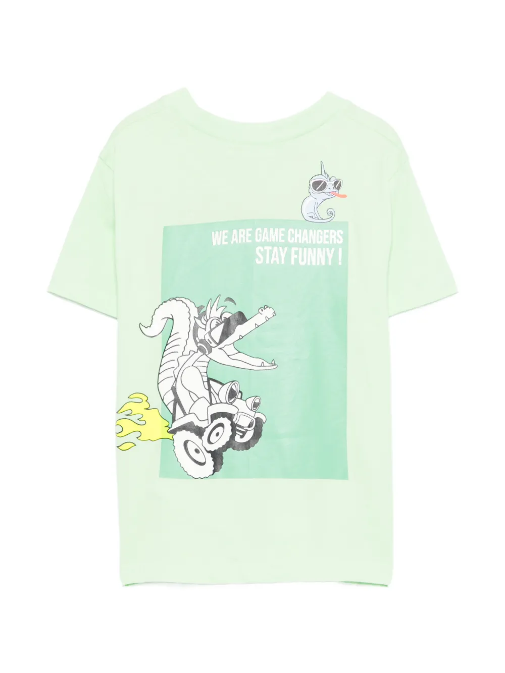 Billieblush T-shirt met grafische print Groen