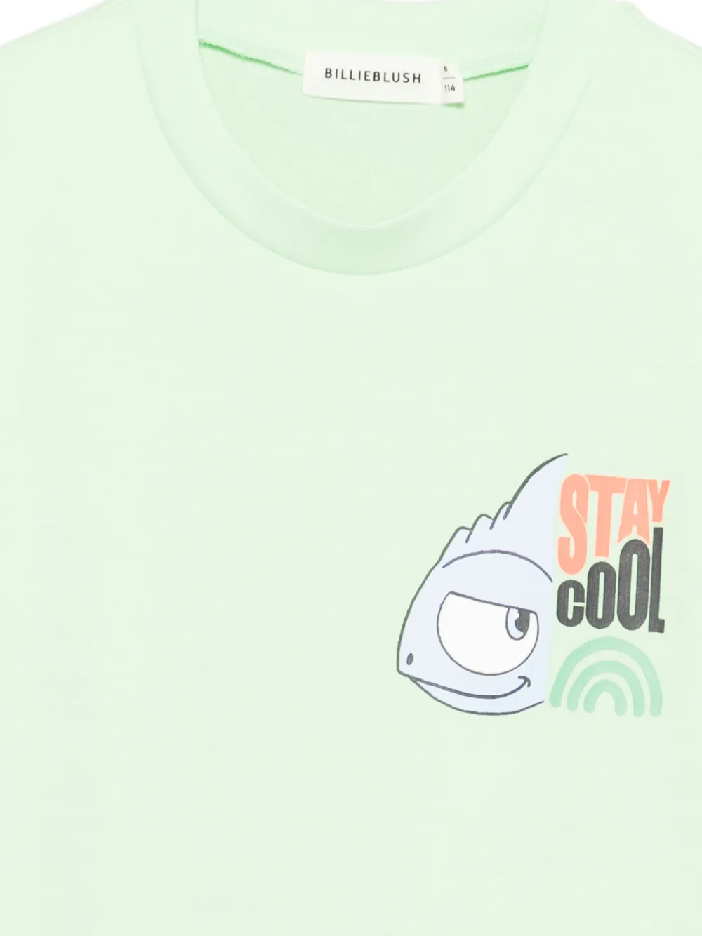 Billieblush T-shirt met grafische print Groen