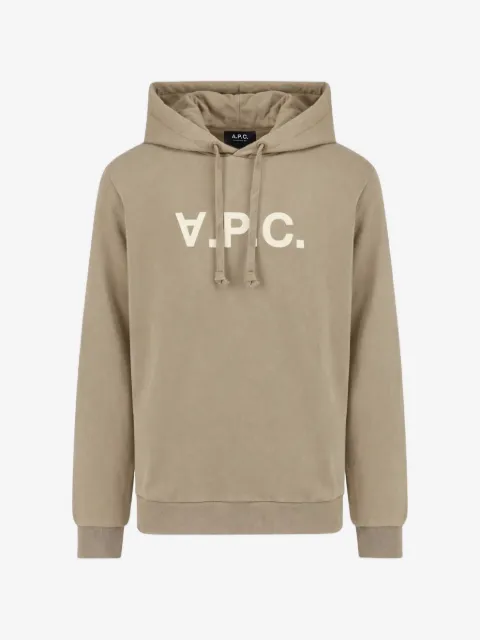 A.P.C. logo-print hoodie