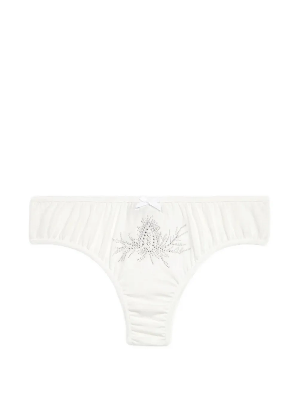 Blumarine beaded-embellishment briefs - Bianco