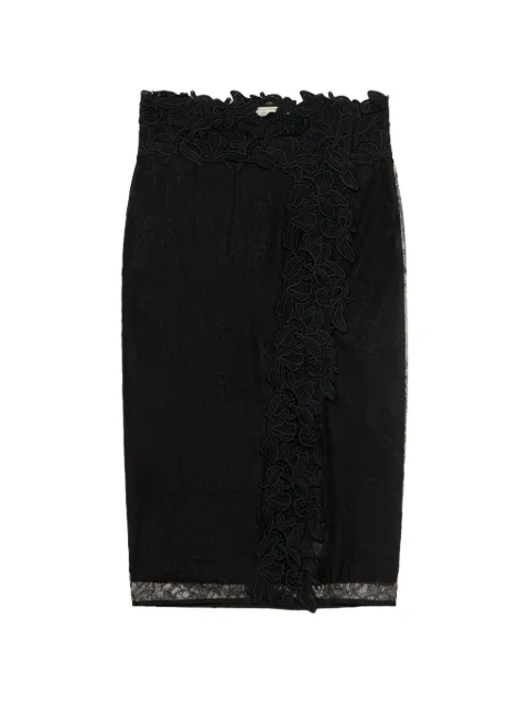 Blumarine lace midi skirt