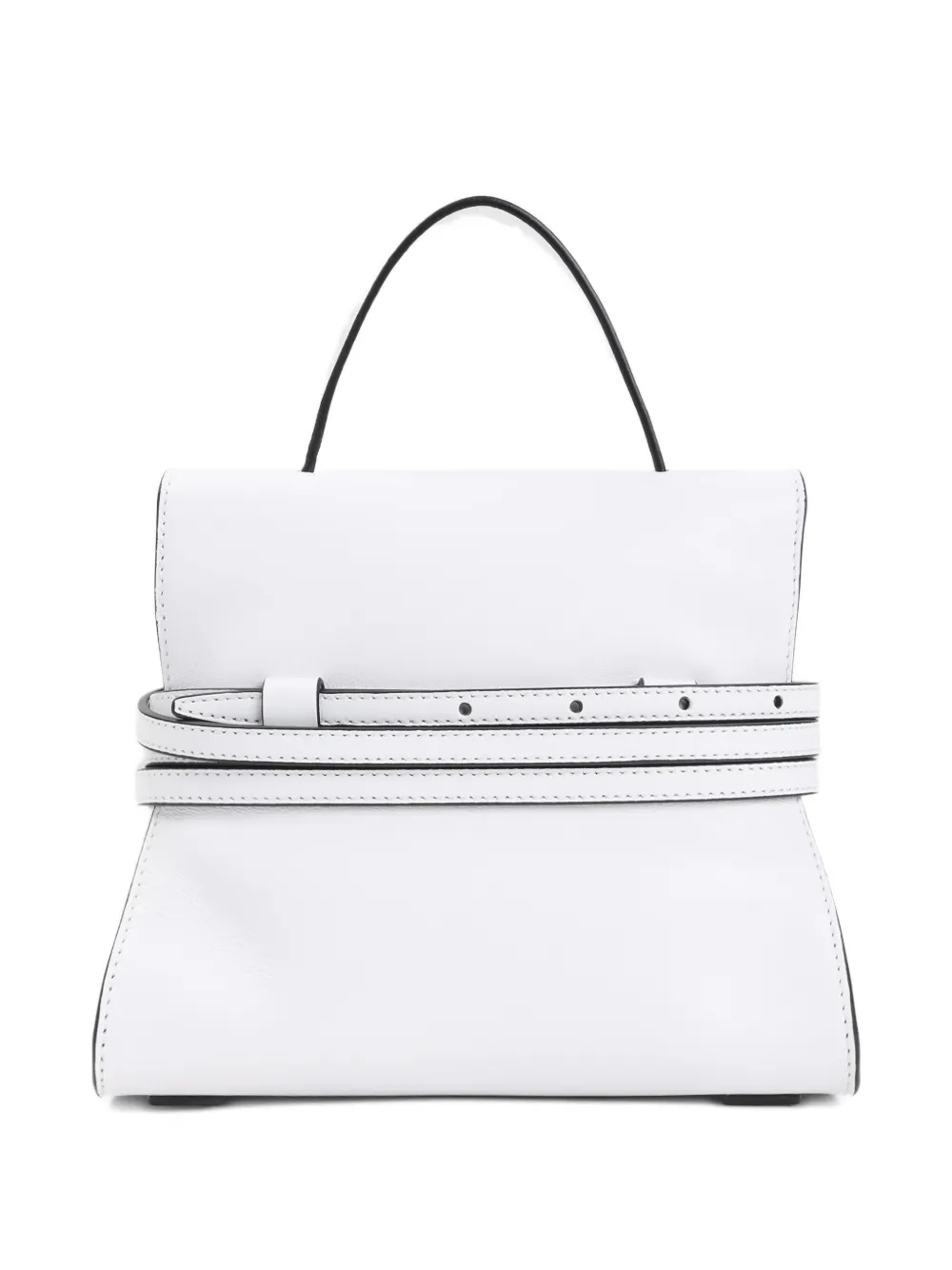 Moschino Leren schoudertas Wit