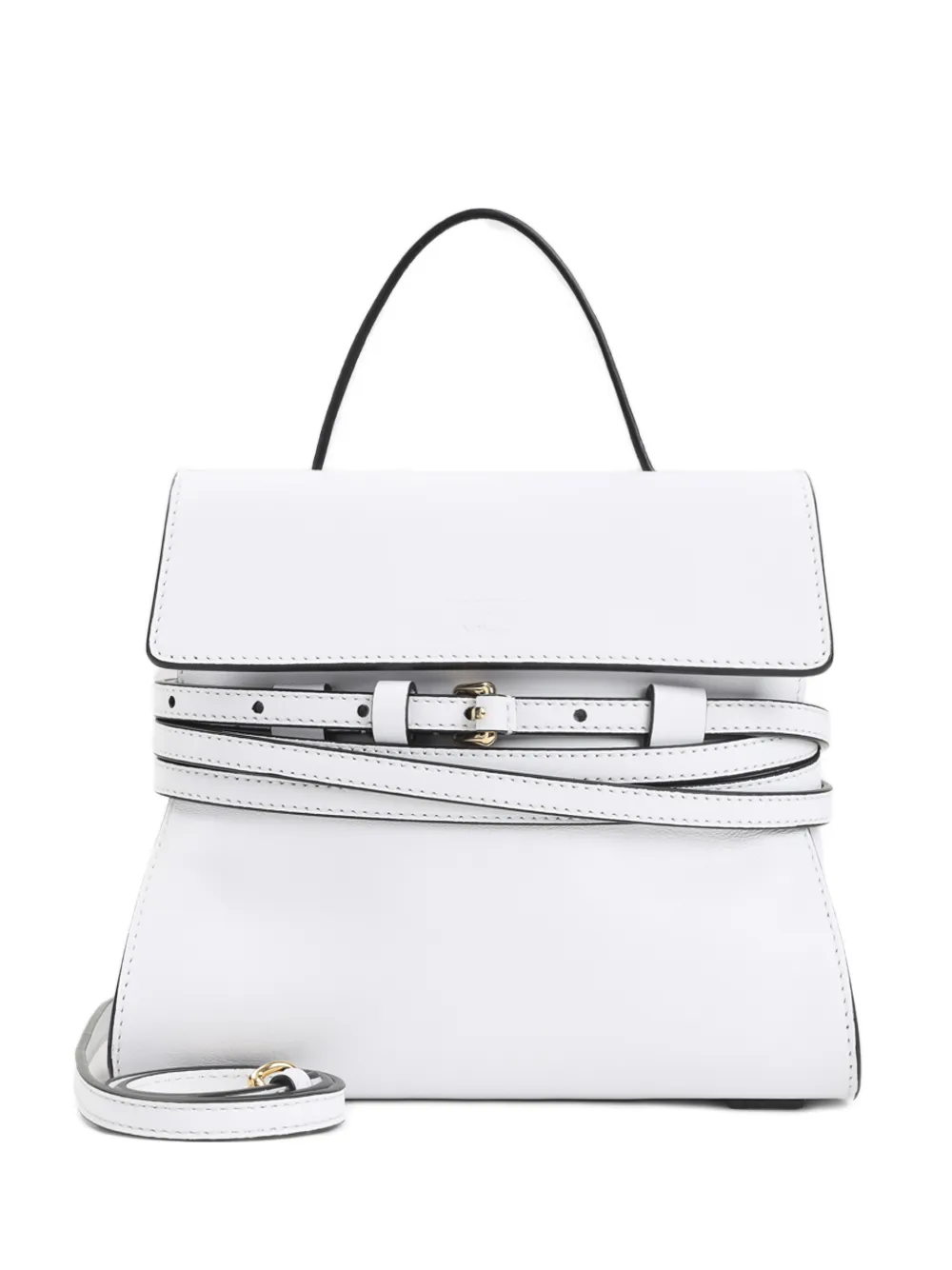 Moschino leather shoulder bag - Bianco