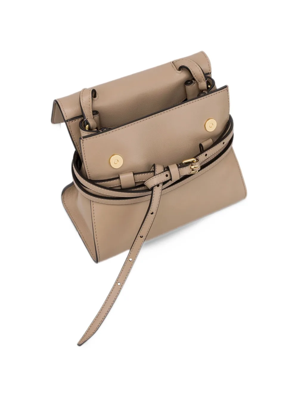 Moschino Leren schoudertas Wit