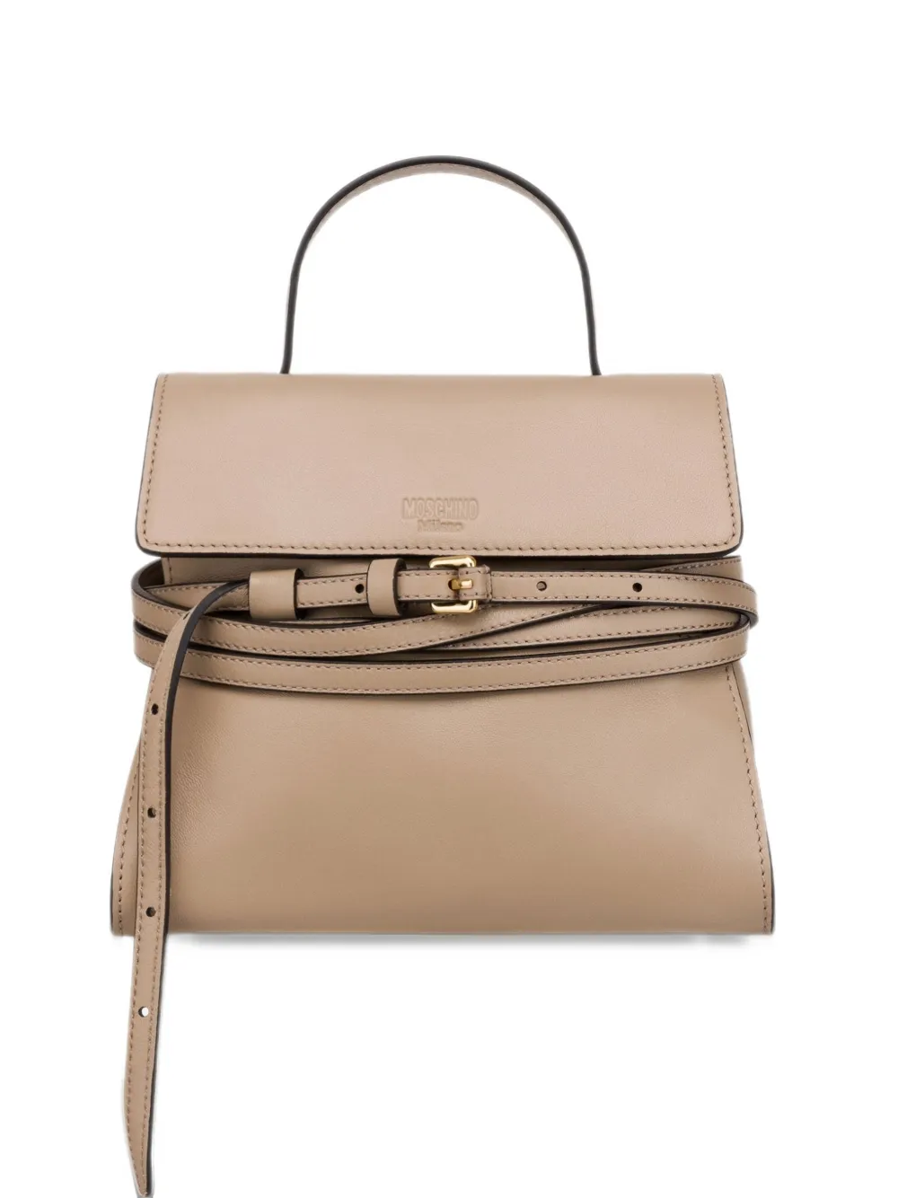Moschino leather shoulder bag - Bianco