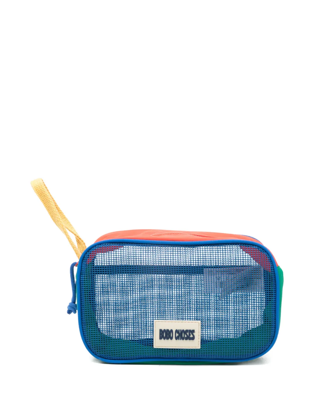 Bobo Choses colourblock mesh-panel pouch - Blu