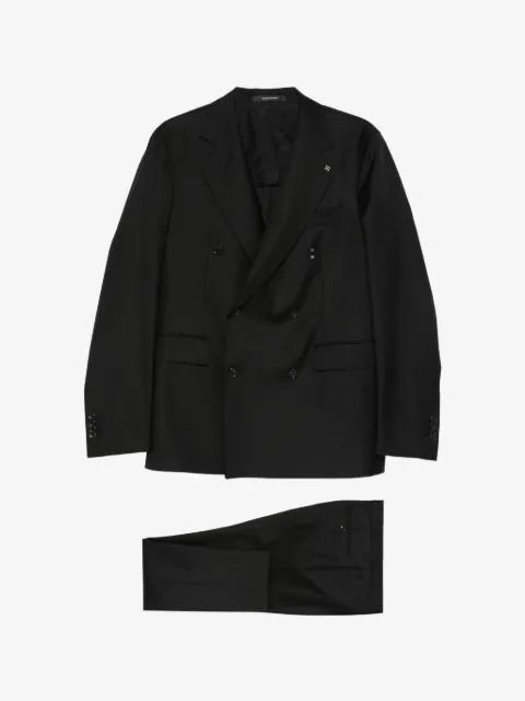 Tagliatore cotton double-breasted suit