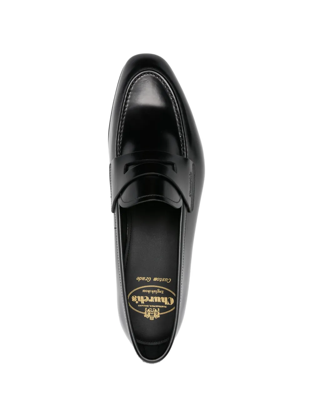 Church's Leren penny loafers Zwart
