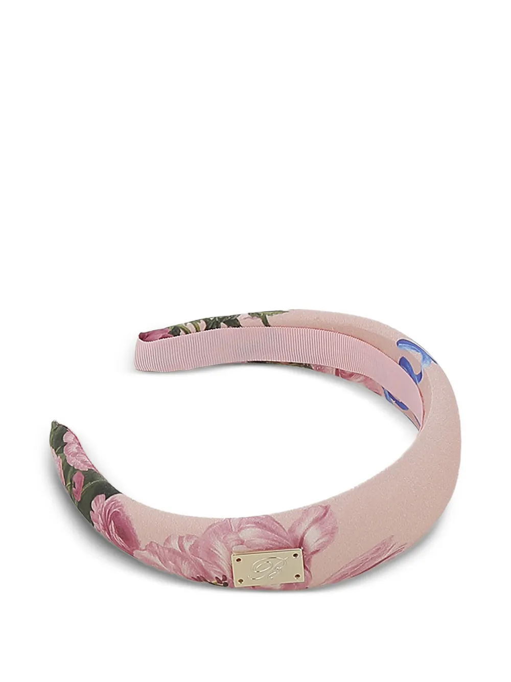 Miss Blumarine floral headband - Rosa